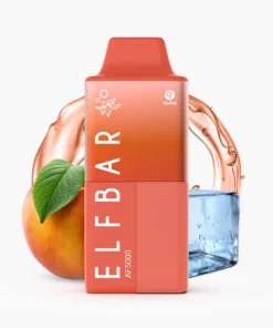 ELFBAR AF5000 Peach Ice 20 mg Nikotin Einweg Vape | Hybrid vape up to 5000 Puffs