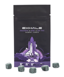 Exhale Amanita Muscaria Pilz + HHC + Delta 9 THC Gummies (5 Count)