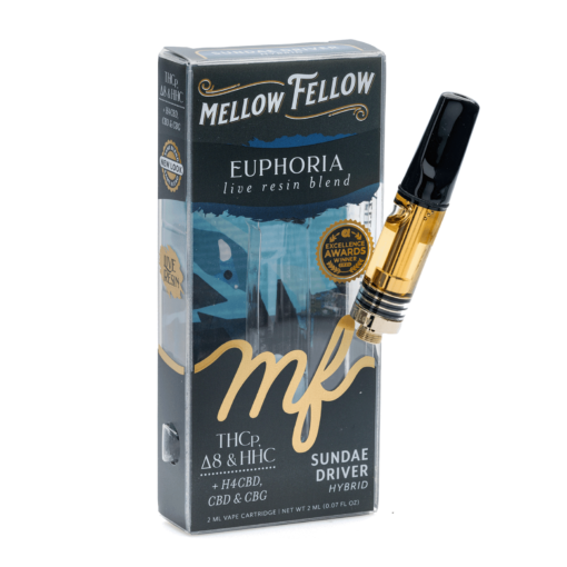 Mellow Fellow Euphoria Blend Live Resin Vape Cartridge